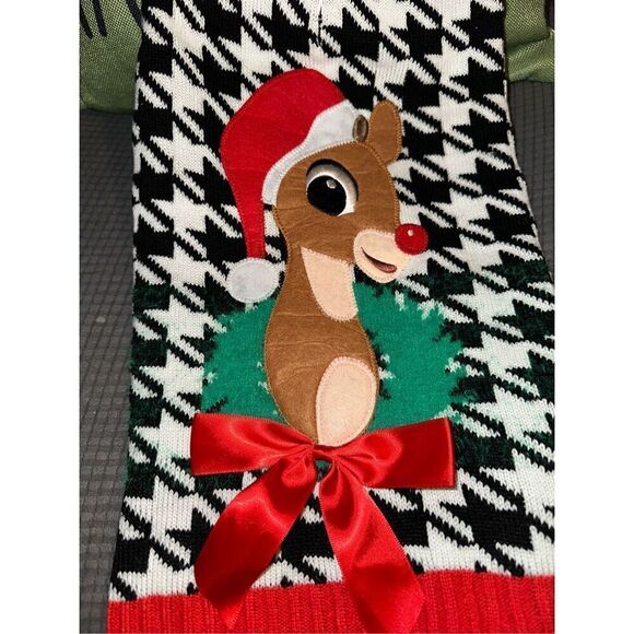 Christmas Rudolph reindeer Dog Sweater size Large NWT - Picture 2 of 7